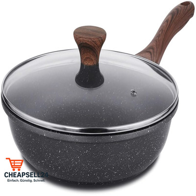 Antihaft Bratpfanne 28cm Granit Deckel