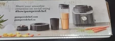 Pampered Chef Deluxe Cooking Blender Smoothie Cup & Adapter 100195