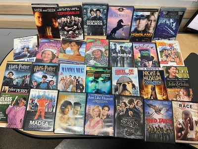 Media DVDs 50 Action Drama Horror Comedy Thriller Sci-Fi Family Romance RANDOM