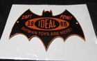 Authentic Original Vintage 1966 Batman Ideal Porcelain Gas Sign Layered colors