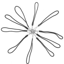 10 PCS Mobile Phone Straps Hand Wrist Lanyard Key Chain Wristlet