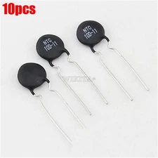 10Pcs Thermistor Ntc 10D-11 10 Ohm B 2800K 3A 5% Temperature Sensor Ic New vz