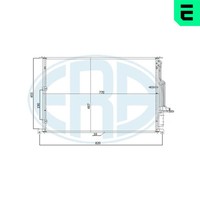ERA Kondensator Klimaanlage KlimaküHler FüR Audi A8 4E_ ( 667270 )