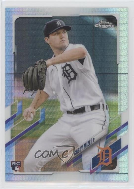 2021 Topps Chrome Prism Refractor Casey Mize #4 3v0