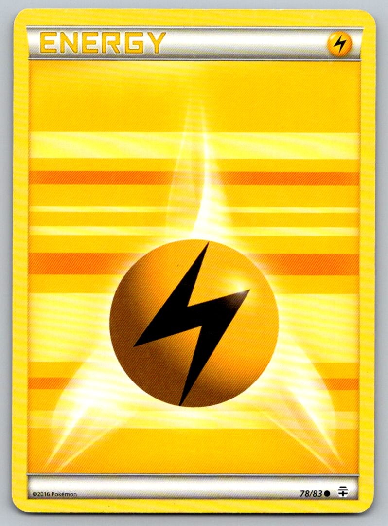 Pokemon Generations Lightning Energy Common 78/83 Lightly Played