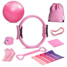 Pilates Ring Essentials Kit for Women  Home Pilates Kit with 9.8  Pilates