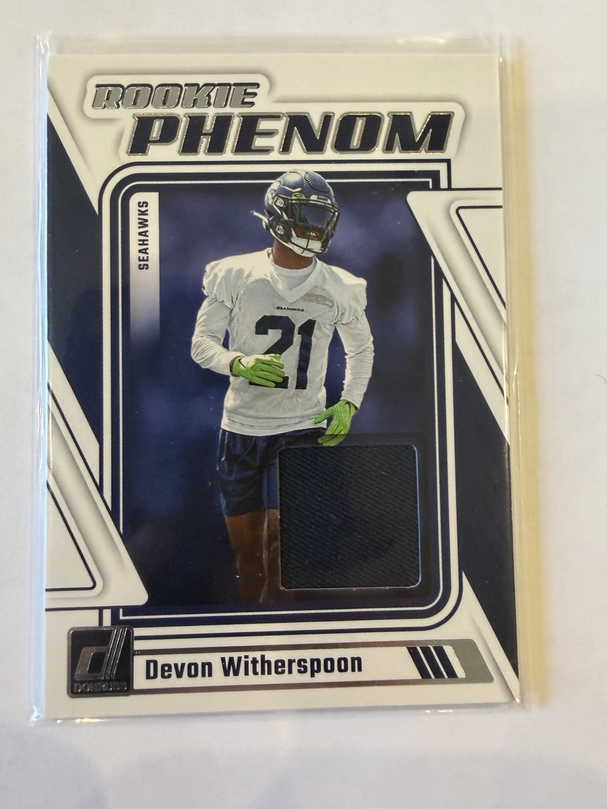 Devon Witherspoon Panini Donruss Rookie Phenom Jerseys #RPJDWIT Base