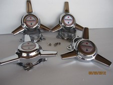 4  New American Racing Torq Thrust Ii Vn1615.515 Caps 3 Bar Spinners Wam Emb