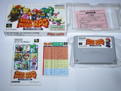 Super Mario RPG Super Famicom SFC Japan import +Box manual CIB US Seller