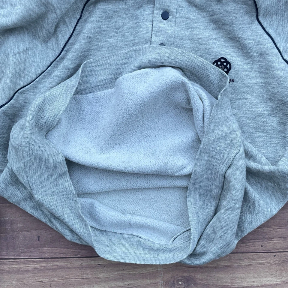 Vintage 80s Epcot Center Hoodie XL Disney World Quarter Snap Raglan Sweatshirt - Image 4 of 4