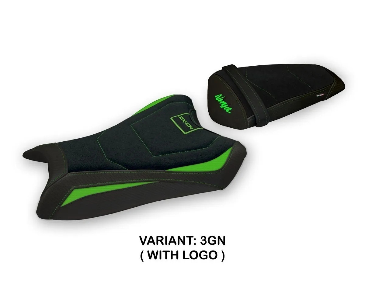 Seat saddle cover Rasht Ultragrip Green TPZ KAWASAKI NINJA ZX 10 R 2011 2015 Xx
