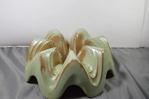 Vintage FRANKOMA WA1 Pottery Prairie Green Casserole Warmer Base