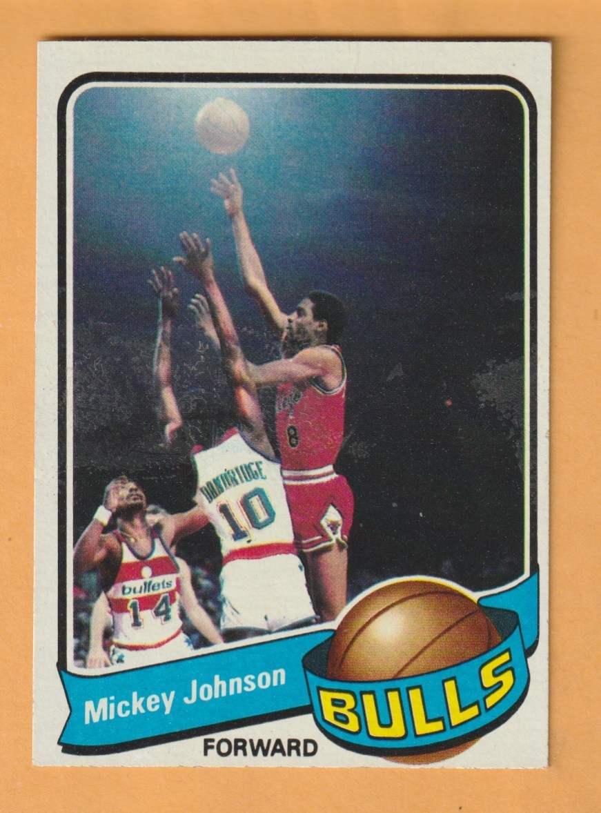 Mickey Johnson Chicago Bulls 1979-80 Topps #59