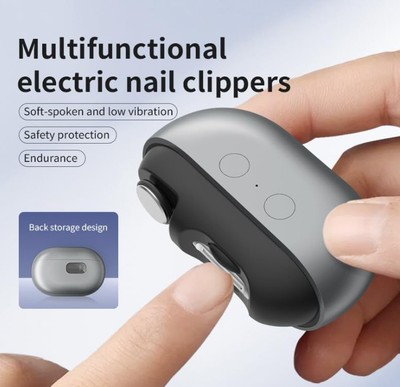 Glosrity Easyclip Smart Nagelknipser, einfacher elektrischer Multifunktions