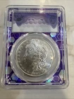 1881 s morgan silver dollar $1 Pcgs Ms61 Purple Slab