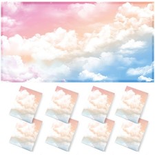 8 Pcs Fluorescent Light Covers - 4 x 2 Feet Covers for Ceiling Lights, Magnet...