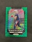 2024 Panini Prizm #4 Drake Maye Emergent RC Rookie Green Wave Prizm No Reserve