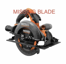 RIDGID 18V Brushless Cordless 7-1/4 in. Circular Saw (Tool Only)(MISSING BLADE)