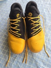 Adidas Harden Vol 1 Fear The Fork ASU para hombre talla 11 negro amarillo Boost BW0548