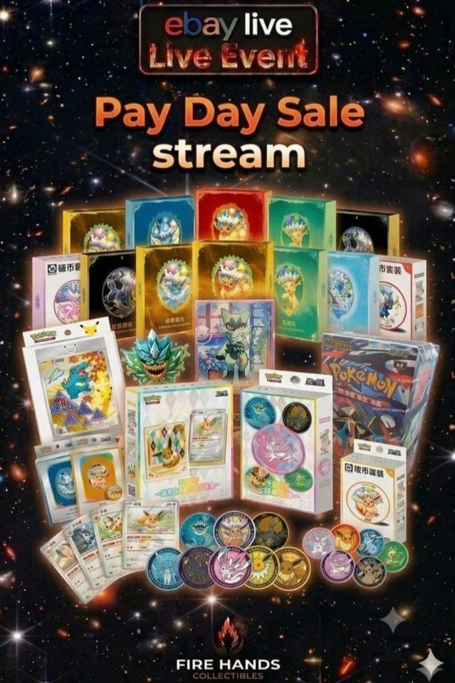 Pokemon  Pay Day Terestal Eeveeultions, 30th Anniversary, Gem Vol Stream