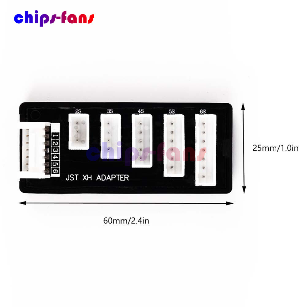 JST-XH 2 X Balance Board Adapter 2S 3S 4S 5S 6S Lipo Battery - Foto 5