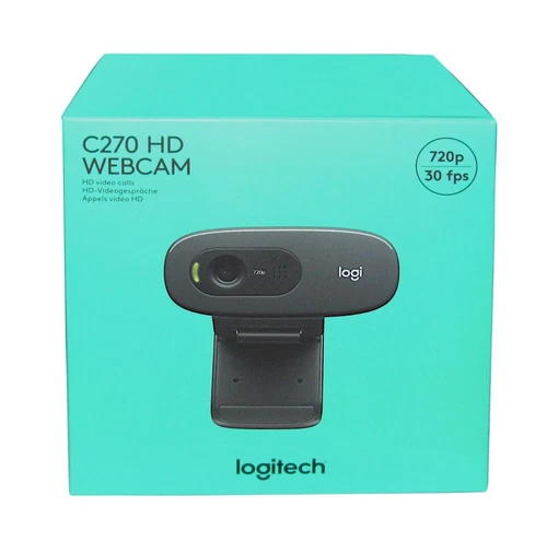 Logitech C270 HD Webcam 720p 30fps