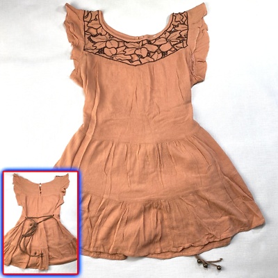 blu pepper brown dress Blu Pepper Long Sleeve Mini Dress (S-L)  Free Culture Clothing