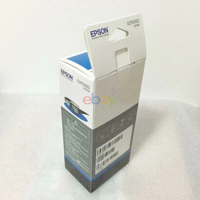 New Genuine ELPGS03 RF 3D Glasses For Epson Projector With USB Cable EH-TW5100 - Image 4 of 4