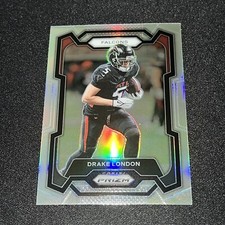 2023 Panini Prizm Drake London True Silver Prizm #10 Atlanta Falcons 
