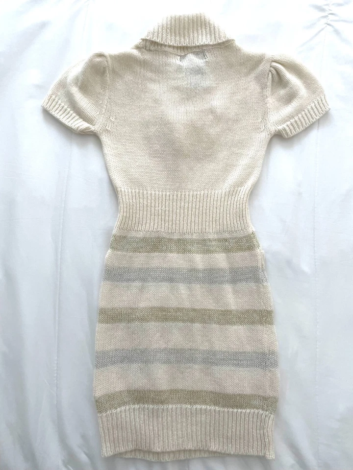 Vestido informal de punto blanco para niñas Dollhouse talla M 10-12 Foto 3 de 3