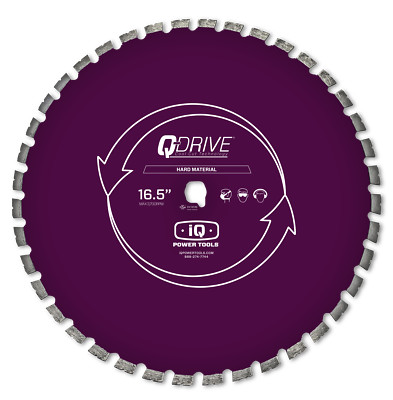 IQ Q-Drive Sägeblatt ø 420 Beton hart Granit Naturstein Pflaster lila iQMS362i