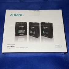 Zhizng XS6 Professional Wireless Microphone 2 Channel Youtube, Vlog, Tiktok
