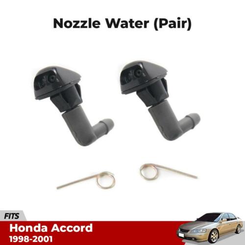 Windshield Water Washer Nozzle Jet Stream 2PC Fits Honda Accord SED 1998-01 EBEZ - Picture 1 of 5