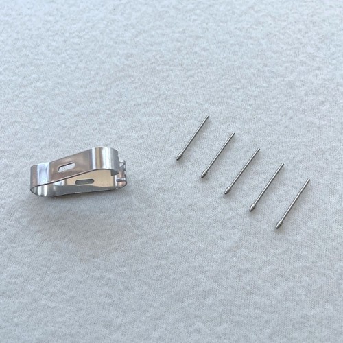 Smooth Inks Flow Metal Pen Refill Conical Silver with Clip for Remarkable Scribe - Zdjęcie 6 z 8