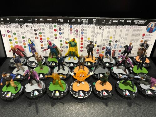 Heroclix Lot of 22 Marvels Disney+: Heist Nebula, Miss Minutes, w/cards - Picture 1 of 4