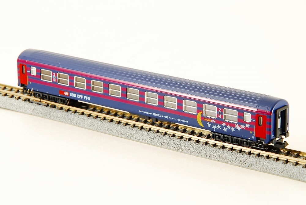 KATO SBB RIC Couchette Wagenセット KATO N-Scale K23006 SBB RIC Liegewagen Set Couchette 2 Car
