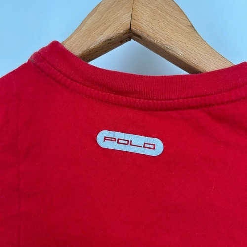 Polo Ralph Lauren Shirt Boys 5 Red Portugal Big Pony Tee Short Sleeve - Picture 7 of 9