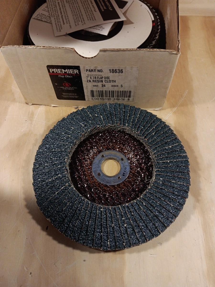 5 Pack Carbo Premier Red Flap Disc 7