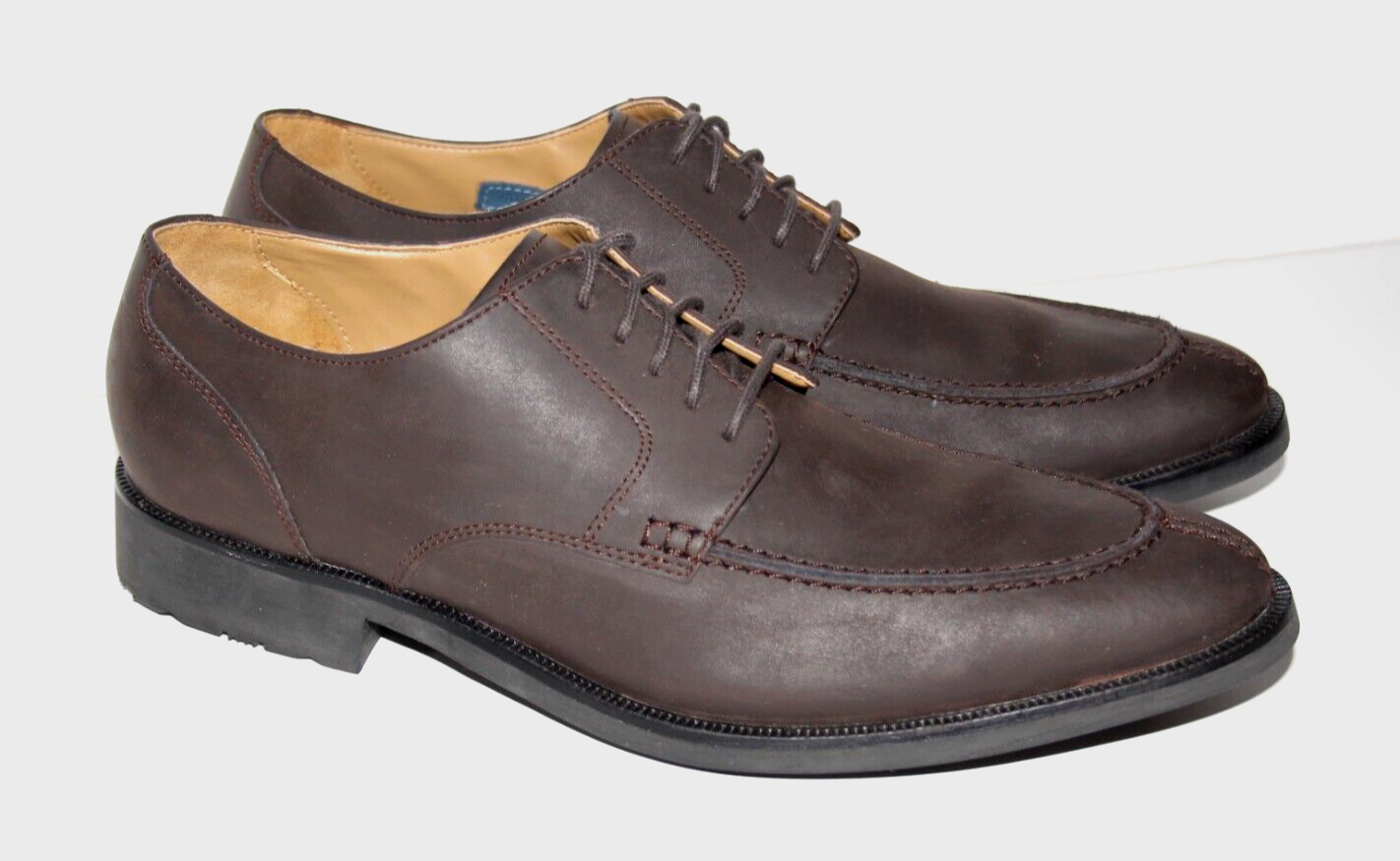 SAOLA Scarpe eleganti uomo COLE HAAN pelle marrone C12825 impermeabili taglia 10 M