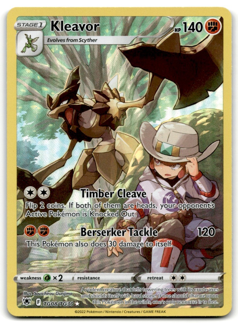 Pokemon Trading Card TCG Kleavor #TG08 | eBay