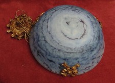rare ancien magnifique lustre art déco pate de verre signé Muller daum voir sign