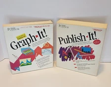 Publish it & Graph It by Timeworks 1987 Apple IIe 128K, IIc, IIgs Computers