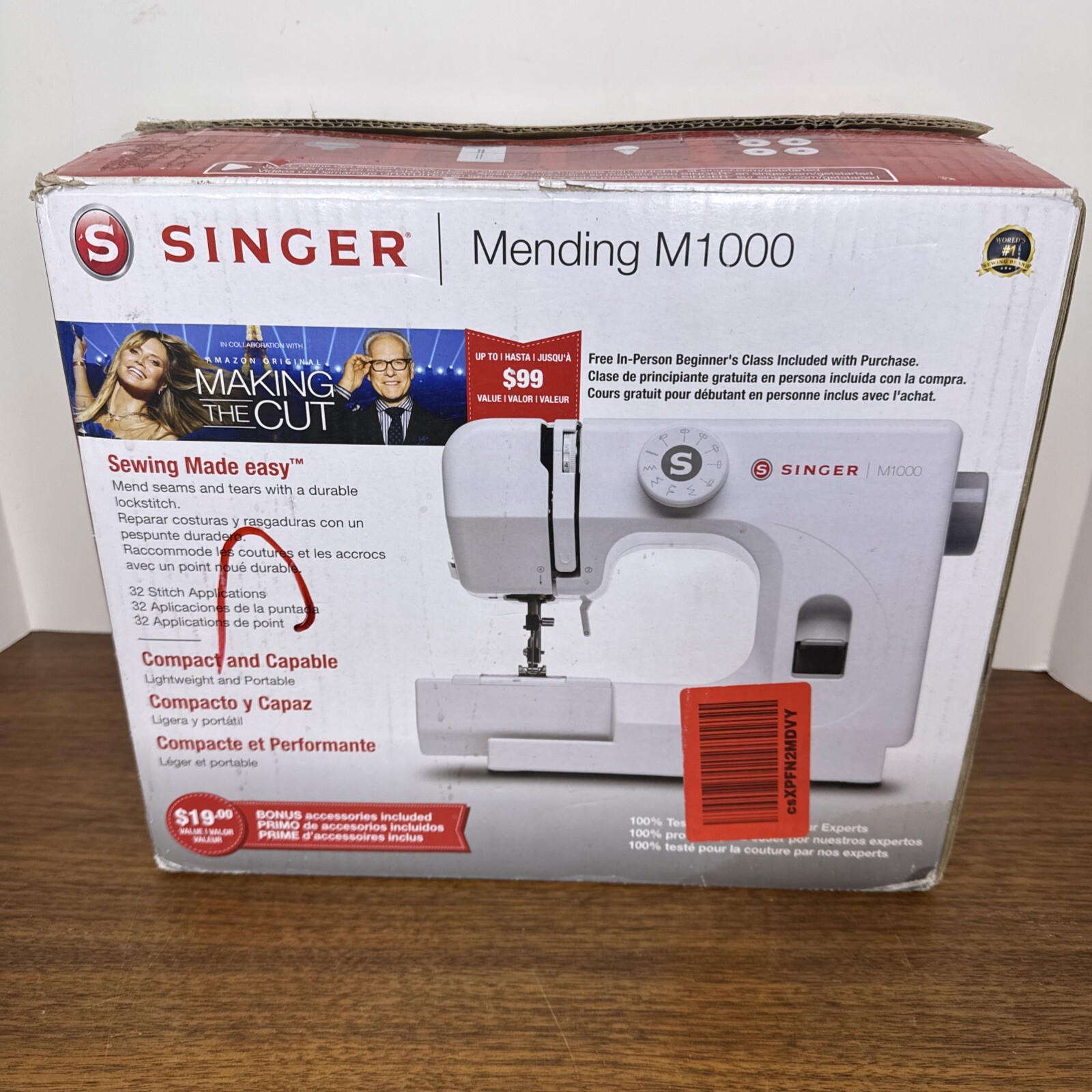 Singer M1000 Sewing Machine Portable Lite Sewing Machine **NO Charger**