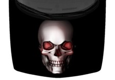 Abstract Skull Red Eyes Truck Hood Wrap Vinyl Car Graphic Decal 58