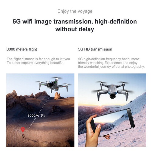 RG106 RC Drone GPS WIFI FPV 3-Axis Gimbal 8K Dual Camera Quadcopter Smart Follow - Picture 17 of 30