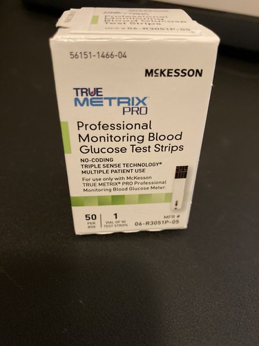 McKesson TRUE METRIX Blood PRO paski do testowania glukozy na cukrzycę exp 1/2025 lub później - Zdjęcie 1 z 2