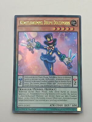 Yu-Gi-Oh Einzelkarte Künstlerkumpel Dolph Dolchmann bespielt