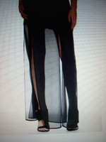 Authentic Michael Kors Women Black Long Skirt With Inner Short With Tags Authentic Michael Kors Women Black Long Skirt With Inner Short With Tags