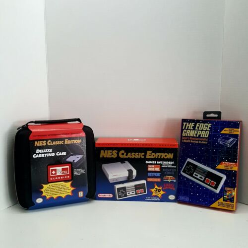Console Nintendo NES Classic Edition (neuf dans sa boîte) + étui de transport et télécommande 9 pieds NEUF - Photo 1/9