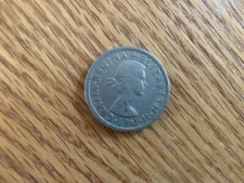 1956 Two Shillings U.K. Coin Dei-Gratia Regina + Elizabeth II